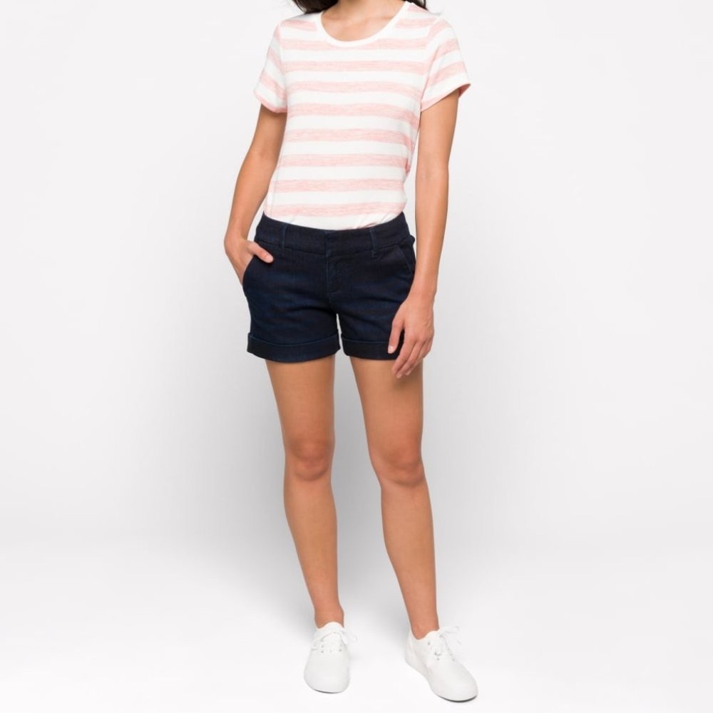 Dear John Navy Jean Shorts